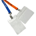 1/2" (12mm) Polyester lanyards with Badge Holder
